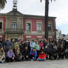 Visita institucional a Vilagarcía de alumnos con discapacidade da localidade e do colexio Andorra de Teruel