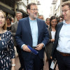 Paseo de Mariano Rajoy por Pontevedra durante la campaña electoral del 26-J