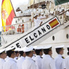 Llegada del Juan Sebastián de Elcano a Marín