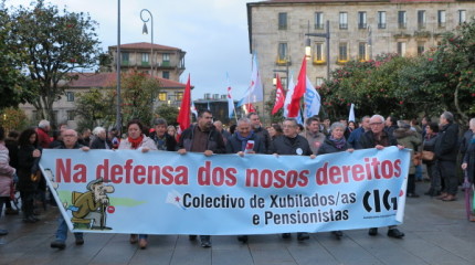 Manifestación pensións públicas dignas CIG