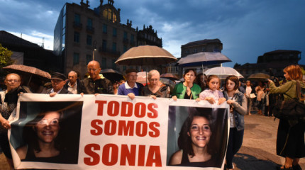 Concentración en el sexto aniversario de la desaparición de Sonia Iglesias