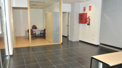 Aspecto das novas oficinas do Pontevedra en Pasarón