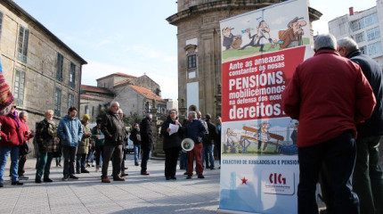 Los pensionistas reclaman un sistema público de pensiones