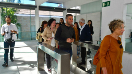 Visitas Cruzadas por el Museo de Pontevedra, con Uxía Senlle e Isabel Risco