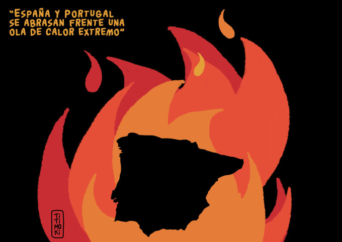 Vaga de calor en España e Portugal