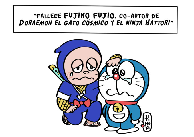 Fallece o autor de Doraemon e Ninja Hattori